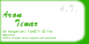 aron timar business card